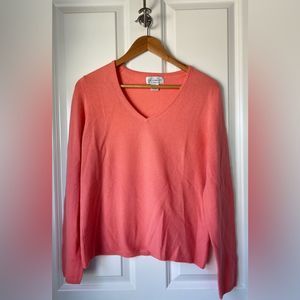 Bloomingdale’s Sutton Studio 100% Cashmere V-Neck Sweater